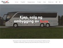 Tablet Screenshot of bussexperten.no